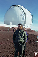 Mike and Val in Front of Keck